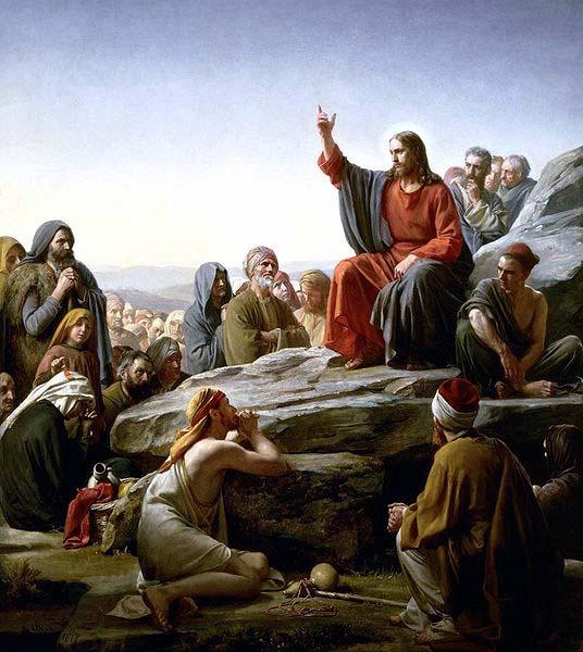 Carl Heinrich Bloch The Sermon on the Mount by Carl Heinrich Bloch China oil painting art